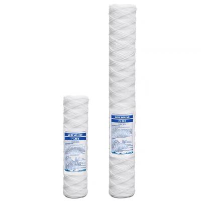 Wire wound water filter element